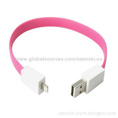Micro USB bracelet cable for mobile phone